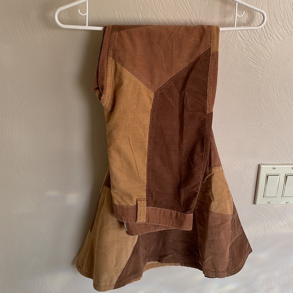 NWT We The Free No Boundaries Pieced Cord Jeans in Off the Grid - Picture 6 of 7